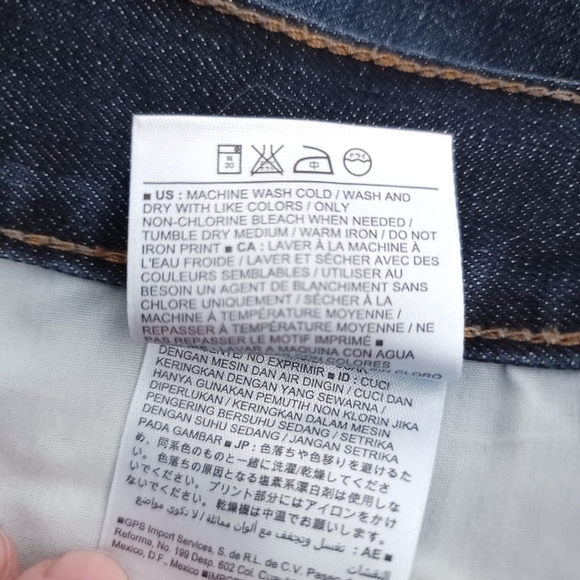 Old Navy Slim Straight Blue Denim Jeans Sz 40x34 - Picture 6 of 6